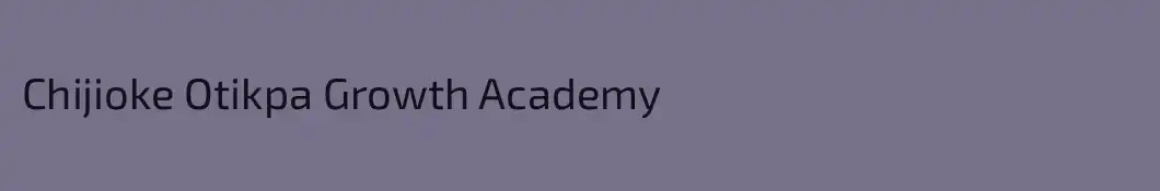 Chijioke Otikpa Growth Academy